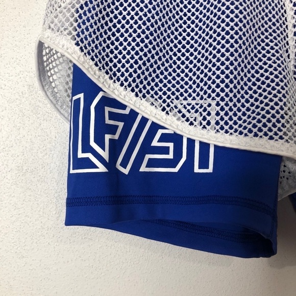 NWT LF The Brand Biker Shorts with Mesh Overlay - Picture 5 of 8